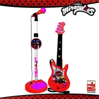 Reig Musicales Standing With Amplifier And Guitar Women Bug Mikrofon Mehrfarbig  Mehrfarbig One Size