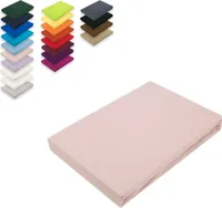 Jersey Spannbettlaken  120 x 200 cm Rosa