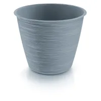 Furu Blumentopf für Innen- und Außenbereich UV-Beständig Rund Kunststoff  DFO240-443U - Farbe hellgrau