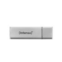 Intenso Ultra Line USB Stick 3.0, 128 GB, Silber, mit Kappe