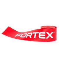 Fortex® Flossing Bands 1-1,5mm, 208cm lang | Kompressionsband Fitness Muskelverspannung Sport Physio Widerstand (rot, 1,5mm)