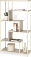 Standregal GRIGORE – cremefarben / beige Esche