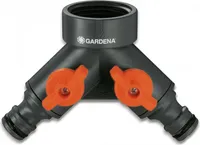 GARDENA Wasserverteiler für Gartenschlauch 2-Wege