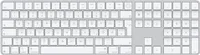 Apple Magic Tastatur Universal USB + Bluetooth QWERTZ Deutsch Weiß