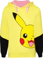 Pokemon - Mikina s kapucňou pre dievčatá NS6167 (140) (žltá)