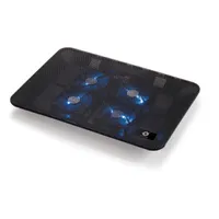 CONCEPTRONIC 4-Fan Cooling Pad (17.0")/ schwarz