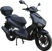 Motorroller Mustang FI 125 ccm 85 km/h EURO 5+ mattschwarz inkl. Topcase