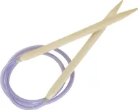 Bambus Rundstricknadel Größe 8 mm, Länge 80 cm Stricknadel Kreisnadel