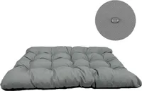 Hundekissen Prestige Hundematte Hundebett PVC-Codura Wasserdicht Waschbar 100x70cm, Grau