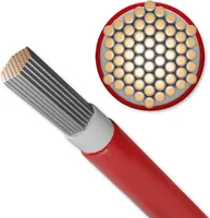 Qoltec 53850 Kabel solar photovoltaic | 4 mm² | 100m | rot