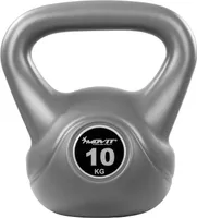 Movit Kettlebell činka, 10 kg, šedá/černá