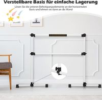 COSTWAY Ballettstange freistehend, Ballet Bar höhenverstellbar, Ballett Barre aus Eisen, Stretch Barre bis 50KG belastbar, ideal für Kinder und Erwachsene