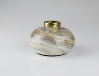 Vase silber Metall