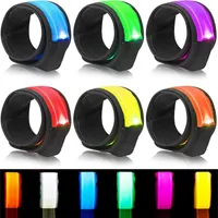Led Light Up Slap Wristband für Running Night Safety(6PCS)