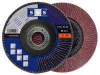 SBS® Fächerscheibe Standard I 115mm I Korn 40 I 10 Stück