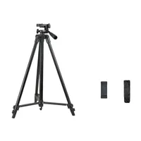 INF Stativ fotoaparátu s klipem na telefon a taškou Černá L