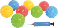EDUPLAY Igelbälle mit Pumpe, mehrfarbig, 25-teilig (1 Set)