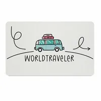 Frühstücksbrettchen aus Resopal - Worldtraveler