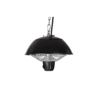Grzejnik tarasowy Perel, 600 W, halogenowy, do montażu sufitowego, włącznik/wyłącznik, łańcuszek, 1 poziom grzania,