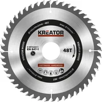 Kreator 165x30x2.0 Mm 48t Holzkreissägescheibe Silber  Silber One Size