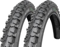 Black Dingo BDCP 2er Set Fahrrad Reifen LittleAggro MTB 24'' schwarz 24 x 1.95 50-507
