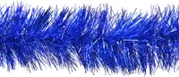 Weihnachtsgirlande Lametta 10cm x 3m Blau
