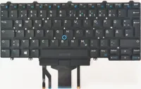Tastatur für Dell Latitude 12 5000 E5250 E7250 E7270 Deutsche Keyboard mit Baklite 0N5C9F