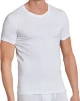 Schiesser Herren T-shirt V-Ausschnitt weiss 4  2er Pack