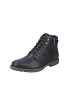 Rieker Herren Schnürboots Stiefelette Reißverschluss 13742, Größe:42 EU, Farbe:Schwarz