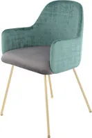 Stuhl Richard 500 Grün / Grau
