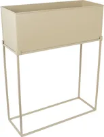 LOFT42 Flora Blumentopf rechteckig - Metall - Schwarz - 55x70x20