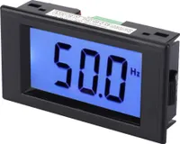 D69?HZ Digitální displej Frekvenční měřič 45,0  65,0 Hz AC80  300V Cymometr s LCD displejem