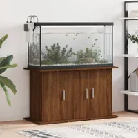 vidaXL Stojak pod akwarium brązowy dąb 101x41x58 cm materiał drewnopochodny