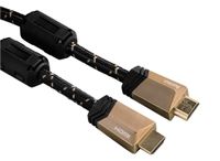 Hama HDMI Kabel 5 Meter Ultra High Speed (Monitorkabel 4K / 8K, 48 Gbit/s, Ultra HD Bildschirmkabel mit eARC, Ethernet, dynamic HDR, Knickschutz, Kabelmantel)