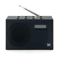 Dual MCR 117 DAB-/UKW Radio mit Akku und Bluetooth, Farbe:Schwarz