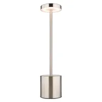 LED Außenleuchte, Tischlampe, Touchdimmer, Akku, H 34 cm