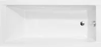 Badewanne MODERN 130x70 mit Füßen , mit Siphon  (ohne Schürze)