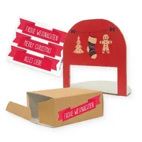 itenga Geschenkverpackung Weihnachtsdeko (Motiv 36)