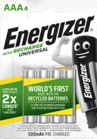 Energizer E301375704 Baterie dobíjecí univerzální Micro AAA 1,2Volt 500mAh 4 kusy