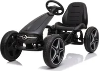 Gokart für Kinder Mercedes - 3 bis 7 Jahre - Verstellbarem Sitz - EVA-Räder - Schwarz