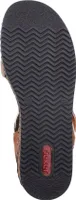 Rieker Damen Sandale Keilabsatz Klettverschluss 62964, Größe:40 EU, Farbe:Beige