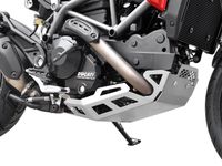 Ibex 10001962 Kompatibel/Ersatz für Motorschutz Ducati Hyperstrada 821 BJ 2013-15 Silber