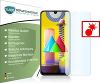 2x Slabo Panzerschutzfolie für Samsung Galaxy M21 | Samsung Galaxy M31 KLAR "Shockproof" (verkleinerte Folien) Displayfolie Schutzfolie Folie