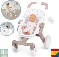 Smoby Baby Nurse Puppenbuggy Pop - für Kinder ab 18 Monaten - 50 x 38 x 53 cm