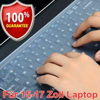 Miixia Laptop Schutzfolie Staub- Wasserdichte Folie Silikon Notebook Tastatur Abdeckung Für 15-17 Zoll Laptop
