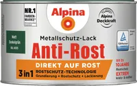 Alpina Metallschutzlack Anti-Rost Dunkelgrün 300 ml matt