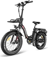 Fatbike Klapprad 20 Zoll mit 48V 18AH Akku, Mountainbike Herren Bremslicht Shimano 7S 54N.m, E Bike Damen Elektrofahrrad Klappbar, Electric Fahrrad