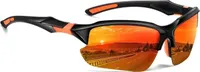 Polarisierte Sonnenbrille - Herren - Stilvolles Design - UV-Schutz - Komfort - Schwarze Verspiegelung - Hochwertige Materialien