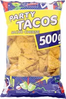 XOX Party Tacos Nacho Käsegeschmack Mais Snack und Corn Snack 500g