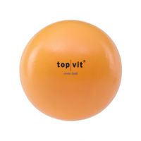 top | vit®  Overball Soft - Gymnastikball, klein, weich, aufblasbar - Weicher Physio Ball für viele Übungen, Ø 26 cm, orange